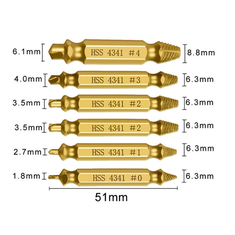 ExtractAll™ - Damaged screw extractor - DIY Essentials Shop