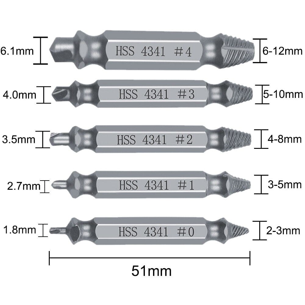 ExtractAll™ - Damaged screw extractor - DIY Essentials Shop